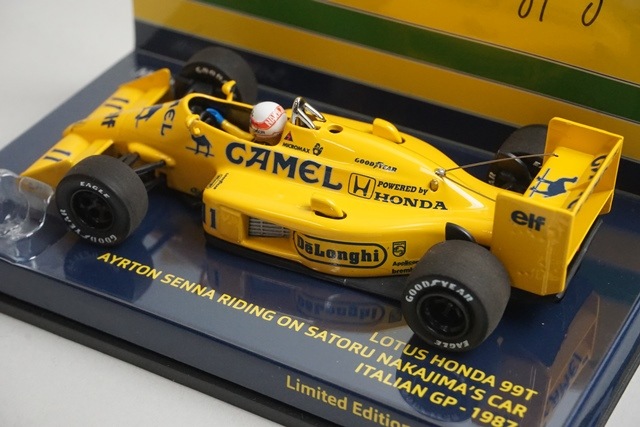 1/43 ミニチャンプス 540874311 ロータス ホンダ 99T イタリアGP