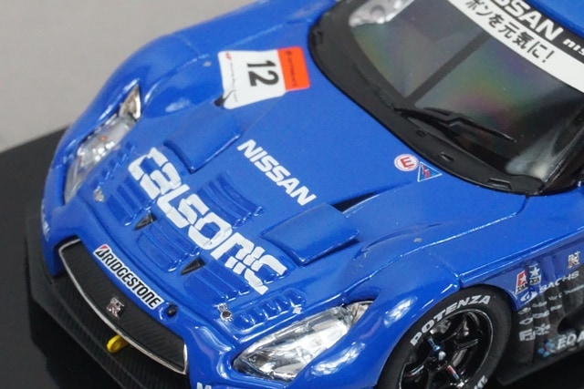 エブロ 1/43日産インパルカルソニックGT-R 2014 直筆入り エブロ ニッサン カルソニック インパル GT-R スーパーGT500