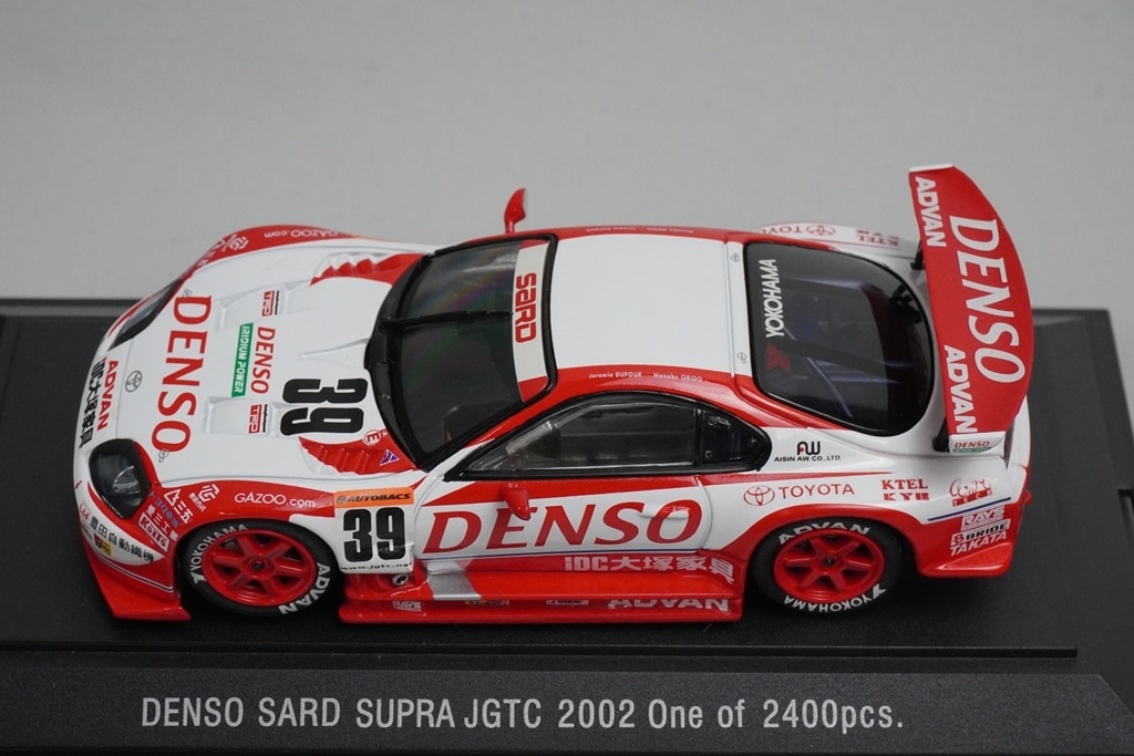 1/43 エブロ 43339 トヨタ デンソー サード スープラ JGTC 2002 #39