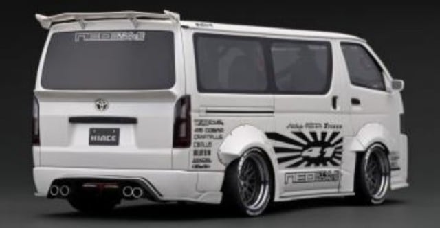  IG2804 ˥åǥʥ쥸 1/18 ȥ西 TSD WORKS HIACE Pearl White ͽ140pc 