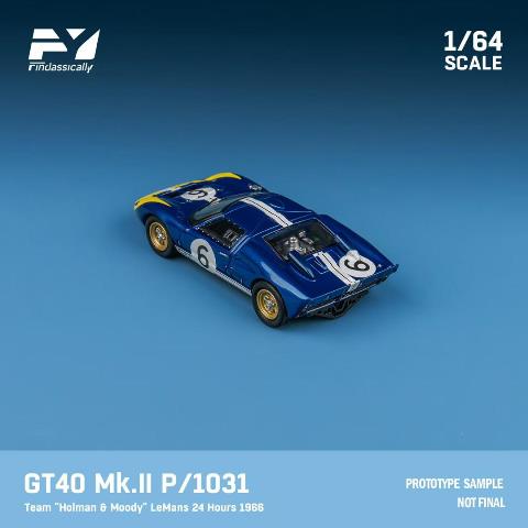 予約 FY64079 Finclassically 1/64 フォード Ford GT40 Mk.II