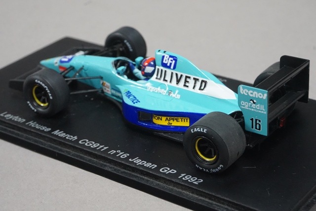 1/43 スパーク S1662 レイトンハウス マーチ CG911 日本GP 1992 #16