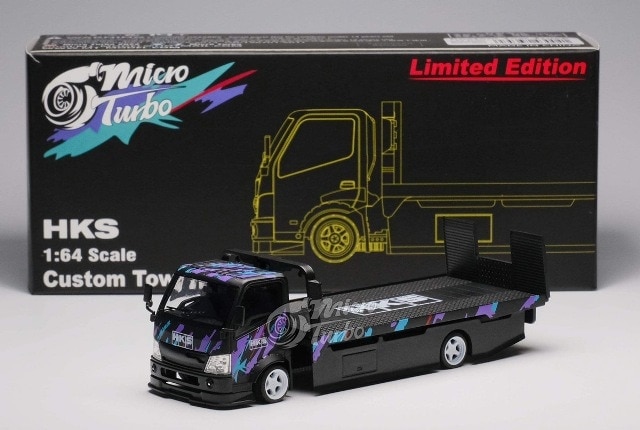 新品 Micro Turbo PEAKO ピーコ 1/64 日野 300 積載車 キャリアカー ...