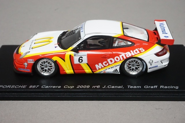 1/43 ���ѡ��� MX018 �ݥ륷�� 997 ����饫�å� ������ Graff�졼���� 2009 #6 J.���ʥ�