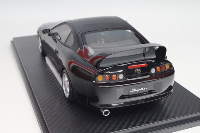 新品18C02-05 onemodel 1/18 トヨタ スープラ ブラック ※クリアカバー