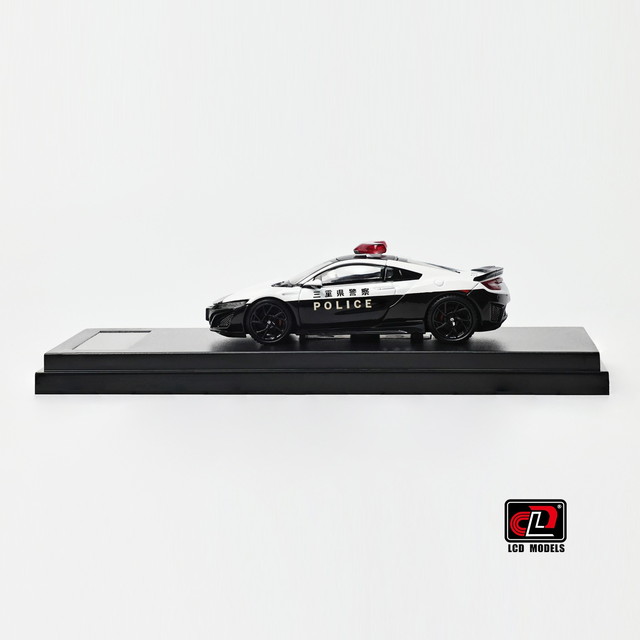 予約 LM64001-BW LCD 1/64 ホンダ Honda NSX Police パトカー 三重県