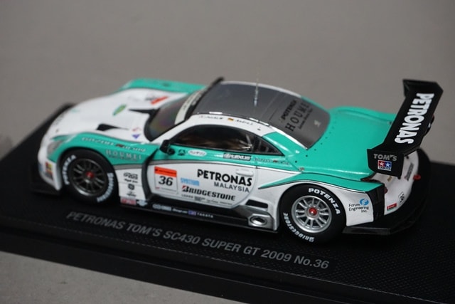 Amazon | エブロ 1/43 ペトロナス トムス SC430 2009 #36