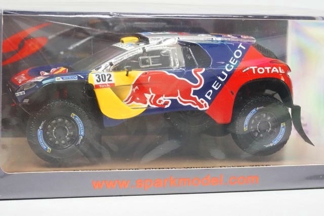 1/43 スパーク S4876 プジョー 2008 DKR16-Winner Dakar 2016 #302