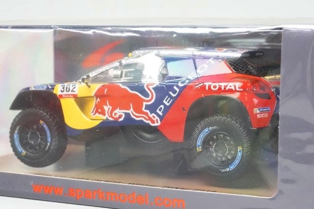 1/43 スパーク S4876 プジョー 2008 DKR16-Winner Dakar 2016