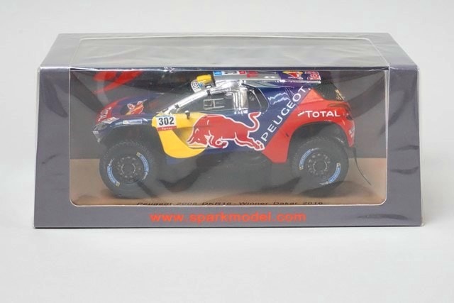 1/43 スパーク S4876 プジョー 2008 DKR16-Winner Dakar 2016 #302