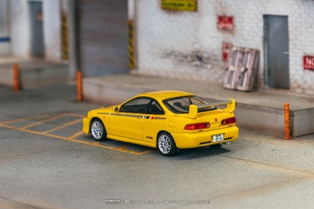 新品 T64G-TL059-YL Tarmac Works 1/64 ホンダ Honda Integra TYPE R