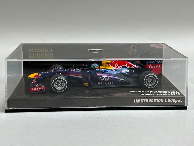 【レア品】ミニチャンプス 1/43 S.ベッテル RB9 レッドブル 鈴鹿LG 1/43 ミニチャンプス 413130801 インフィニティ レッドブル レーシング