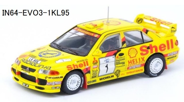 新品 IN64-EVO3-1KL95 INNO イノモデル 1/64 三菱 ランサー