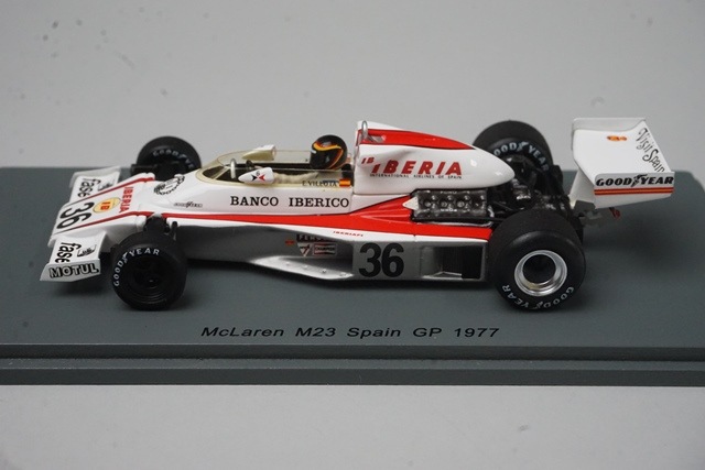 1/43 スパーク S7148 マクラーレン M23 スペインGP 1977 #36 E.デ