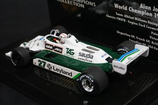 1/43 ミニチャンプス 436800027 ウィリアムズ FW07B 1980 ワールド