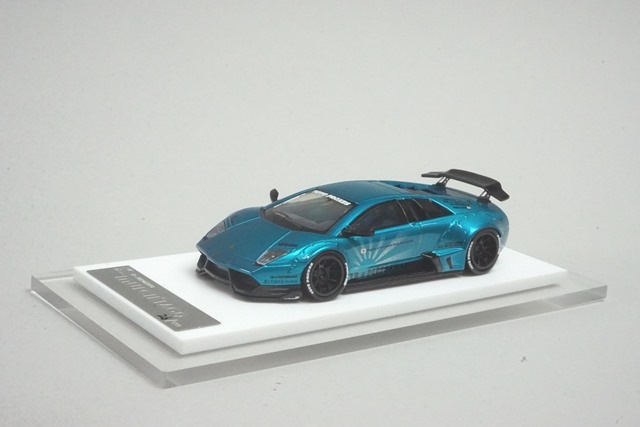  LB670-023 LBPERFOMANCE 1/64 LIBERTY WALK LB Works Murcielago LP670 40th Blue