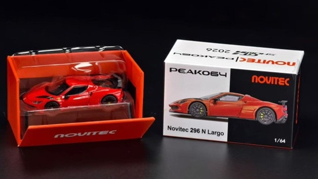新品 PE66100 ピーコ 1/64 Novitec 296 N-Largo レッド Suzhou GT Show