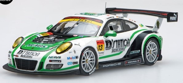 予約45546 エブロ 1/43 ポルシェ D'station Porsche SUPER GT