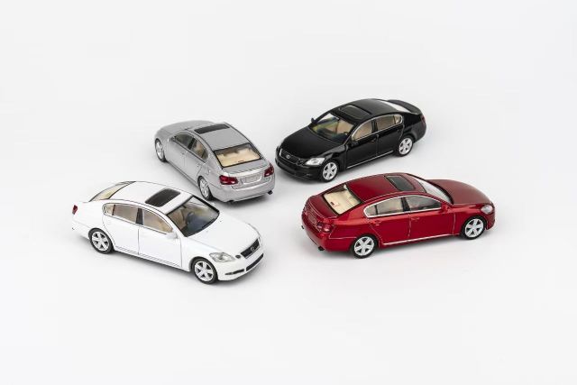 新品 Model 1 1/64 レクサス Lexus GS300 Pearl White, Boost