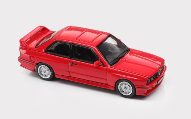 新品 Mortal 1/64 BMW E30 M3 SPORT EVOLUTION Pearl Red, Boost