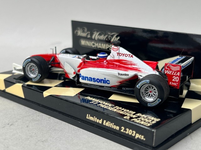 1/43 ミニチャンプス 400030070 パナソニック トヨタ レーシング F1