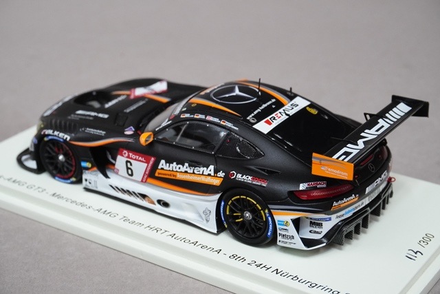 1/43 スパーク SG687 メルセデスAMG GT3 Team HRT AutoArenA