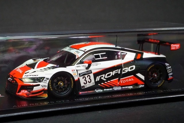 1/43 スパーク SB393 アウディ R8 LMS GT3 Belgian Audi Club Team WRT