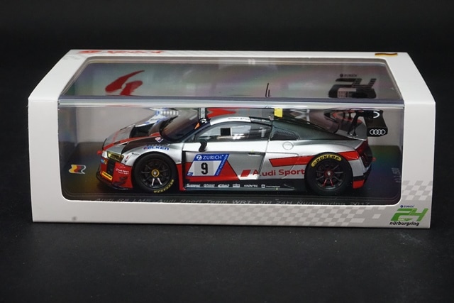 1/43 スパーク SG299 アウディ R8 LMS 3位 WRT ニュルブルクリンク 24h