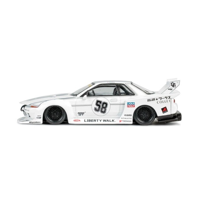 ���� MC302-32WH TSM MINI-GT 1/64 ���� LBWK Nissan GT-R32 Kaido Works Athlete 