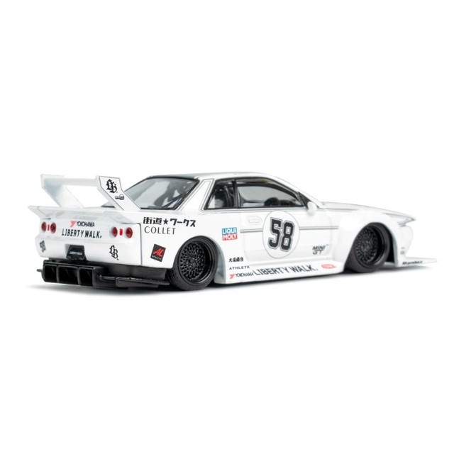 ���� MC302-32WH TSM MINI-GT 1/64 ���� LBWK Nissan GT-R32 Kaido Works Athlete 