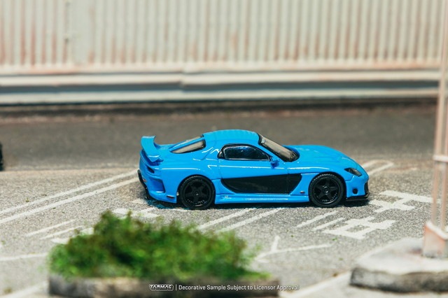 予約 T64G-075-BL Tarmac Works 1/64 マツダ Mazda RX-7 VeilSide