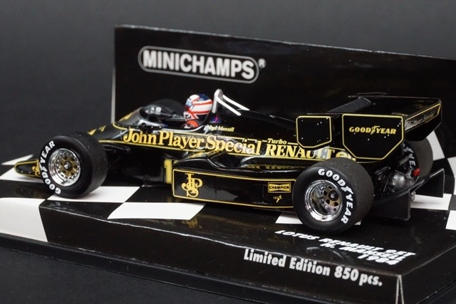 1/43 ミニチャンプス 417840012 ロータス ルノー 95T N.マンセル 1984