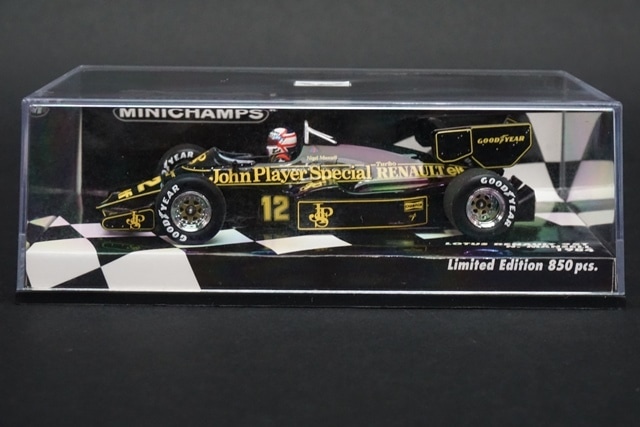 1/43 ミニチャンプス 417840012 ロータス ルノー 95T N.マンセル 1984