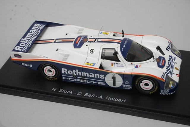 1/43 スパーク S0923 ポルシェ 962C ルマン 優勝 1986 #1 ロスマンズ