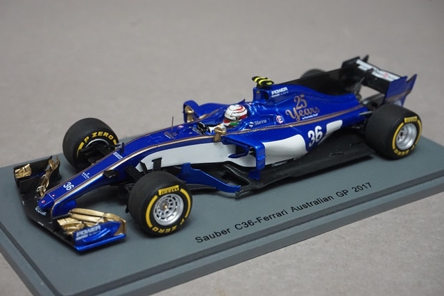 1/43 スパーク S5045 ザウバー C36-フェラーリ オーストラリアGP 2017