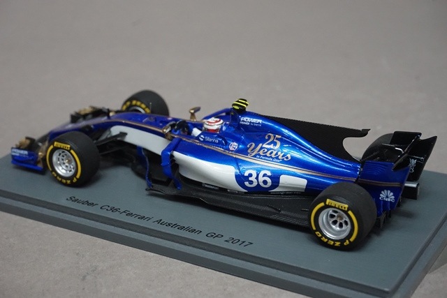 1/43 スパーク S5045 ザウバー C36-フェラーリ オーストラリアGP 2017
