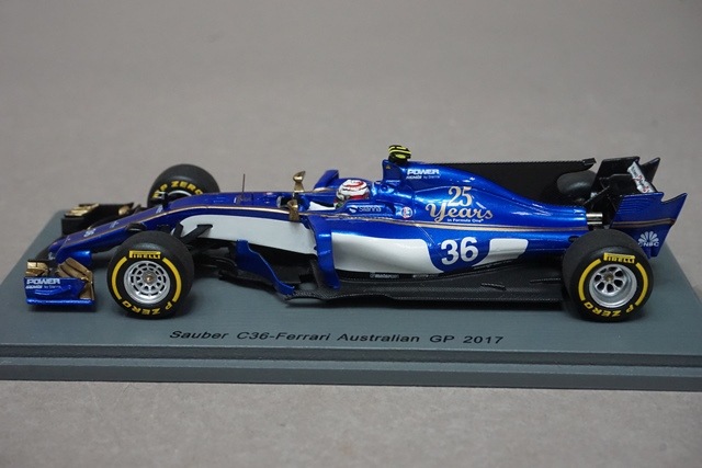 1/43 スパーク S5045 ザウバー C36-フェラーリ オーストラリアGP 2017 