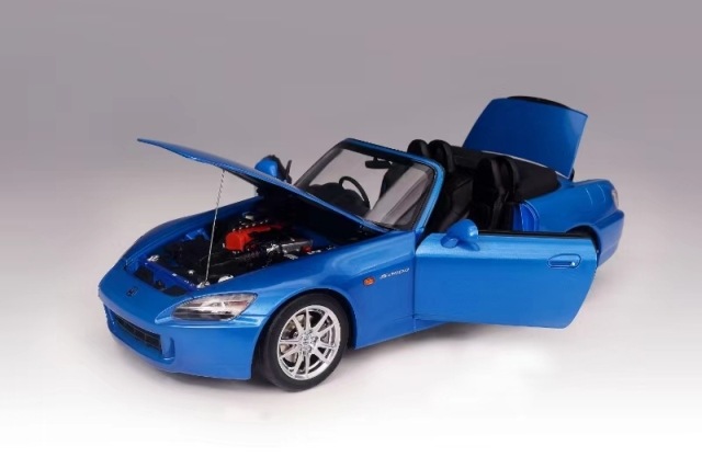 新品 M85107 モーターヘリックス 1/18 ホンダ S2000 Bermuda Blue