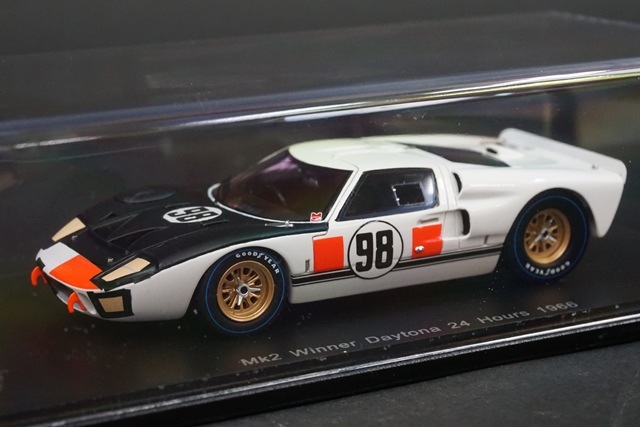 1/43 スパーク 43DA66 フォード GT Mk2 デイトナ24h優勝 1966#98