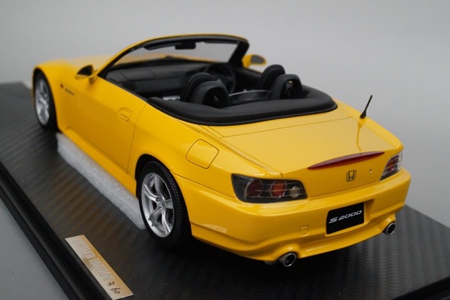 Honda S2000 Yellow 1/18  イグニッションモデル IG2014 イグニッションモデル 1/18 J'S RACING S2000 (AP1