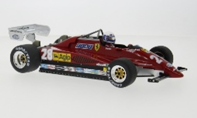 予約 MCG18628F モデルカーグループ 1/18 フェラーリ 126C2 1982年