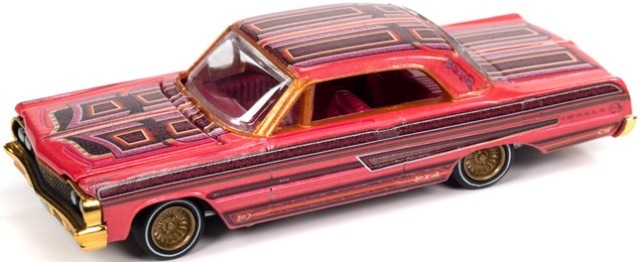 RCCA1/64ストックカーミニカー7台セット 63インパラ グリーンライト Green Light / California Lowriders 1/64