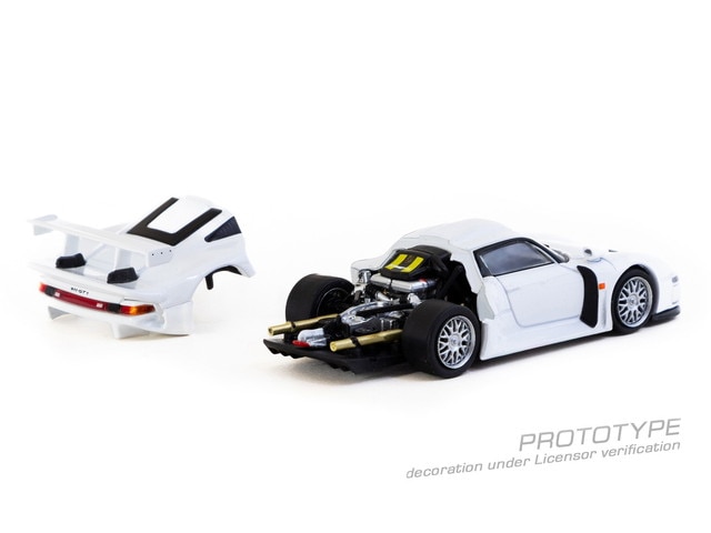 予約 T64P-004-WH Tarmac Works 1/64 ポルシェ Porsche 911 GT1 White