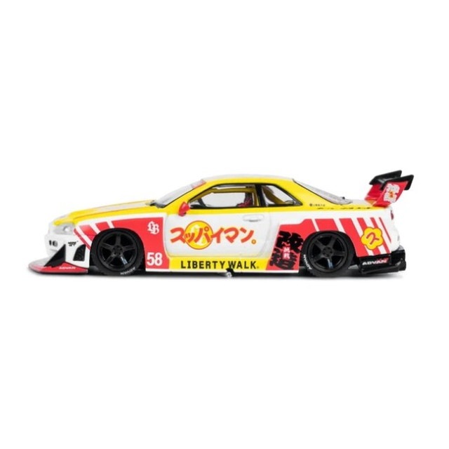 ���� MC249-SPM TSM MINI-GT 1/64 ���� Nissan LB-ER34 Super Silhouette SKYLINE �������饤�� ���åѥ��ޥ� ���� ���� ��LBWK���� �֥ꥹ��������