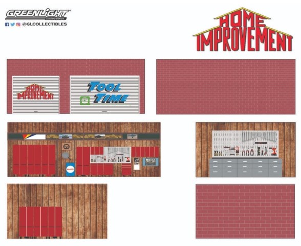 ͽ��57071 GreenLight 1/64  ������������� Workshop �ۡ��� Improvement 1991-99 TV ���꡼�� 