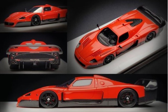 新品 YM model 1/64 マセラティ Maserati MC12 Stradale Orange Carbon