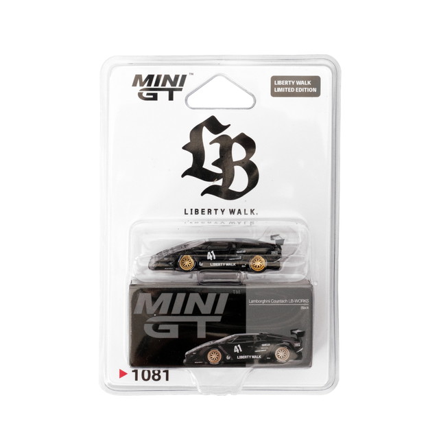 新品 MC256-BK TSM MINI-GT 1/64 ランボルギーニ カウンタック
