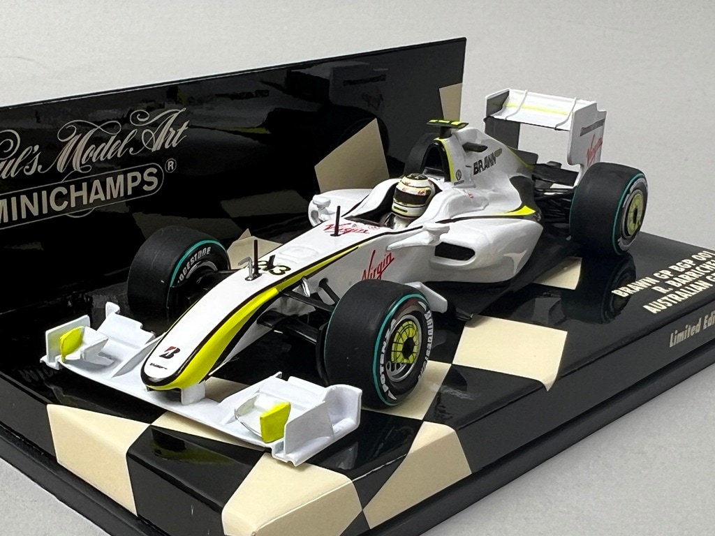 Minichamps 1⁄43 Brawn BGP001 J. Button - Winner Bahrain Gp 2009