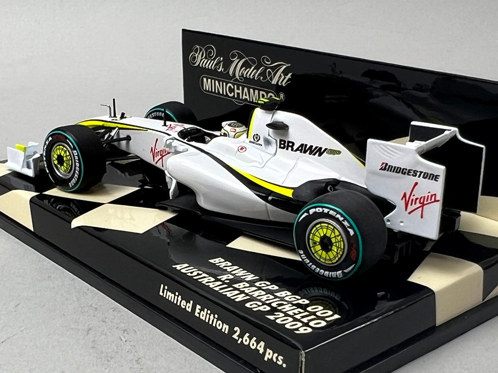 1/43 ミニチャンプス 400090123 ブラウンGP BGP 001 オーストラリアGP