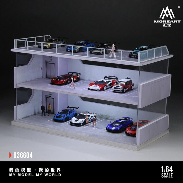 新品 MO936604 MoreArt 1/64 SCENE D OF A JAPANESE PARKING BUILDING